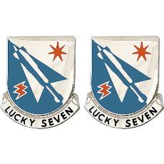 7th Aviation Battalion Unit Crest (Lucky Seven)